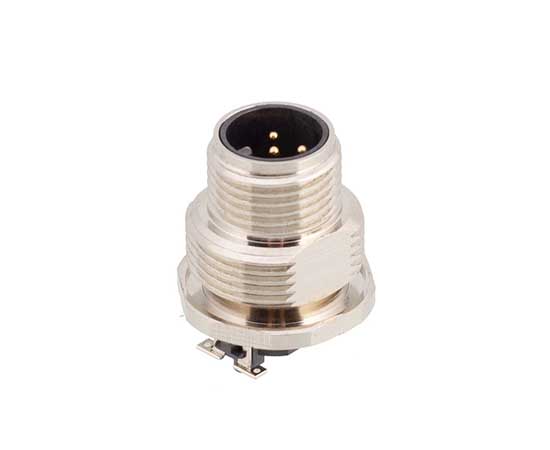 M12 Male SMD Type Socket}