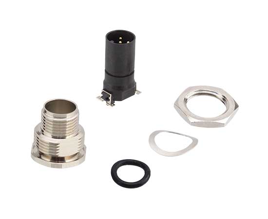 M12 Male SMD Type Socket}