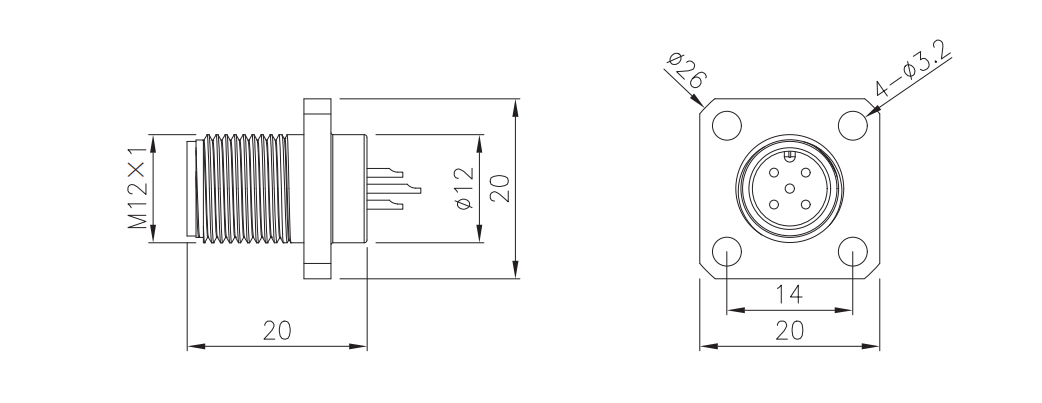 方形法兰针型插座 焊线式 14x14-4.jpg