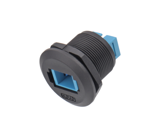 EP-FDDI Single-mode Single-core Front Mount Receptacle(Threaded)}